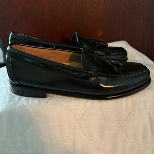 Black Bass Esther Kiltie Tassel Weejuns Loafers - Size 7.5